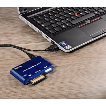 Hama F3055348 card reader USB 2.0 Blue – image 3