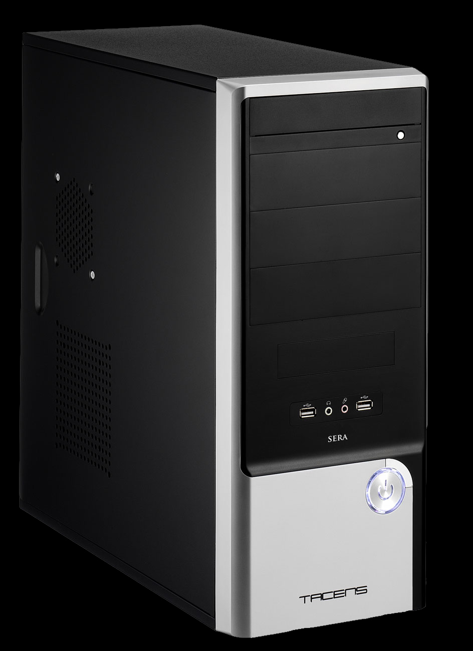 Tacens Sera Midi Tower Black, Silver – image 1