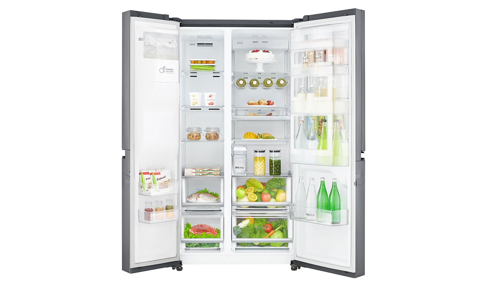 LG GSJ761PZTZ side-by-side refrigerator Freestanding – image 8