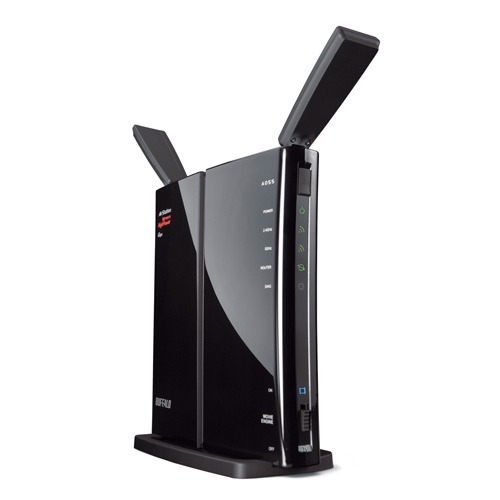 Buffalo WZR-HP-AG300H wireless router Gigabit Ethernet Black – image 1