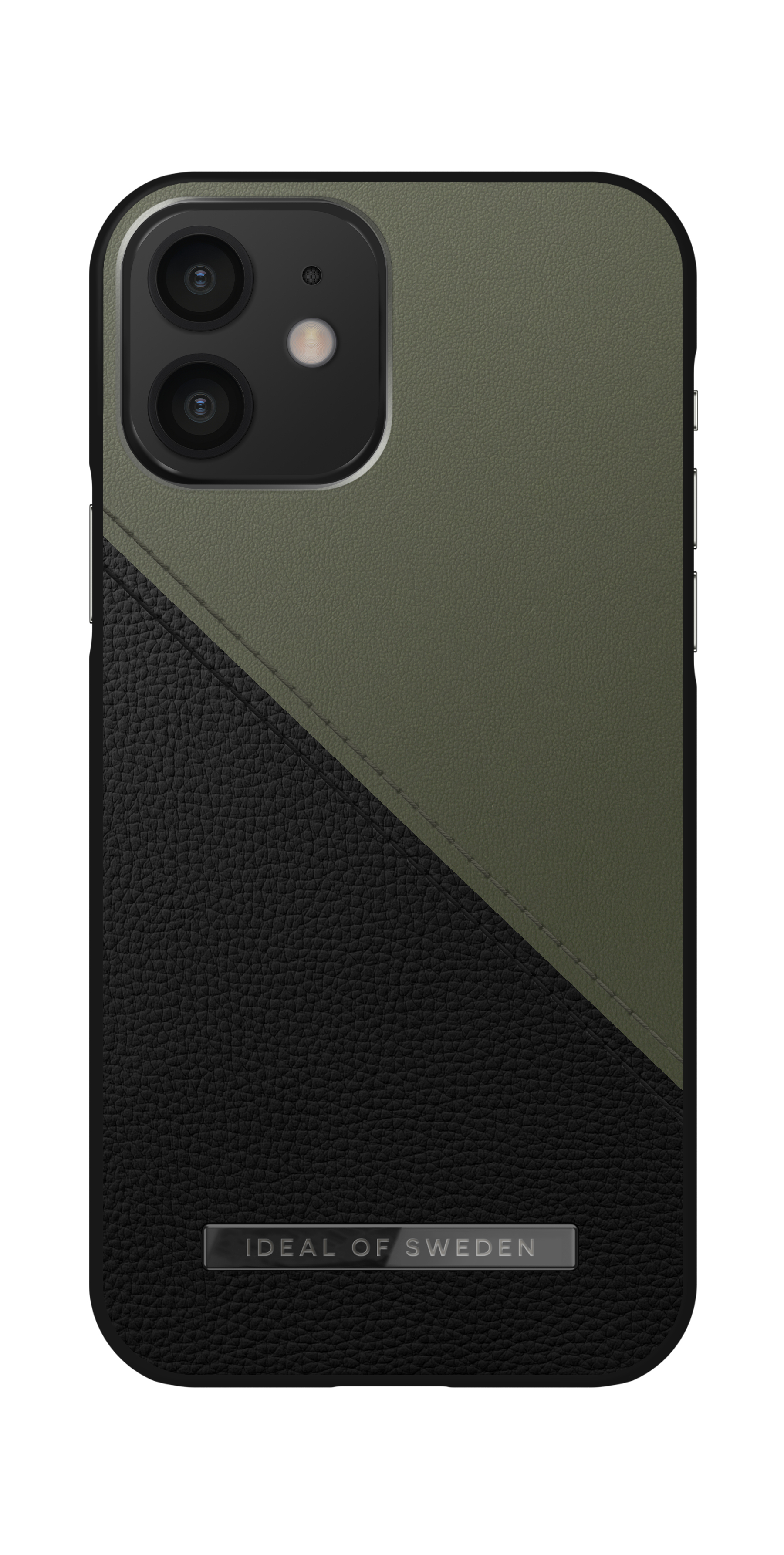 iDeal of Sweden Atelier Case iPhone 12/12P Onyx Black Khaki – image 5