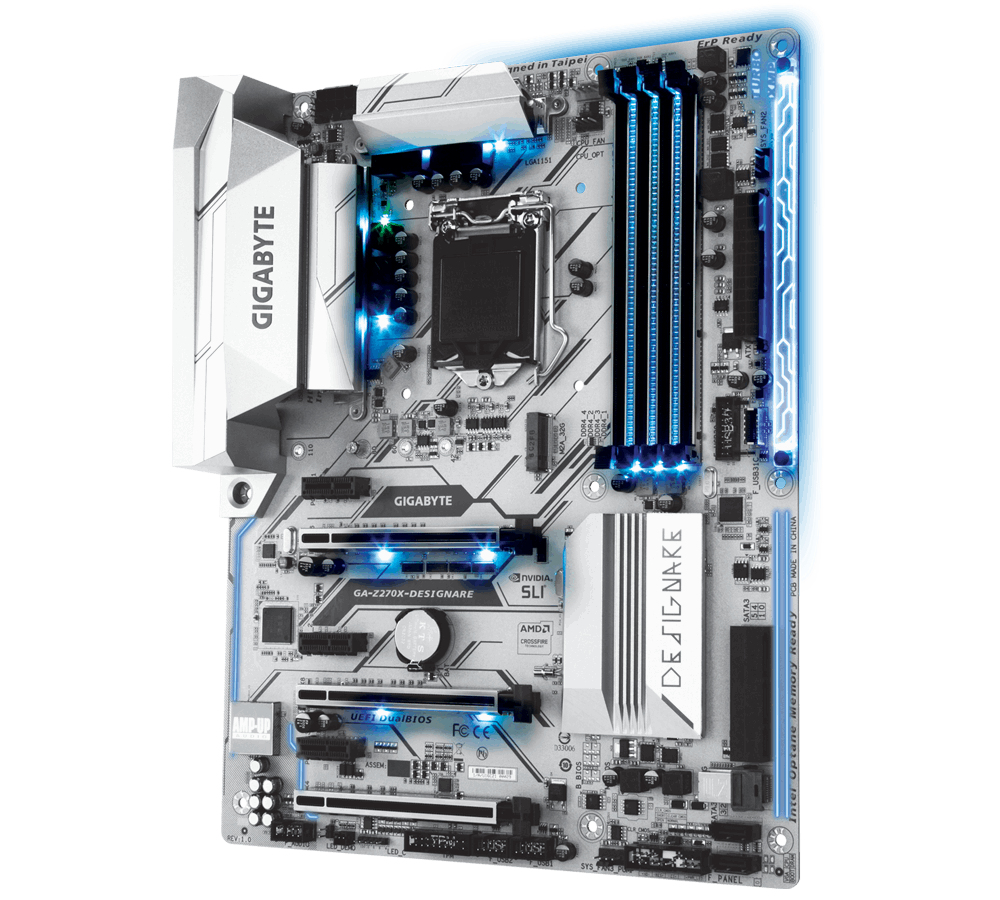 GIGABYTE GA-Z270X-DESIGNARE motherboard Intel® Z270 LGA 1151 (Socket H4) ATX – image 1