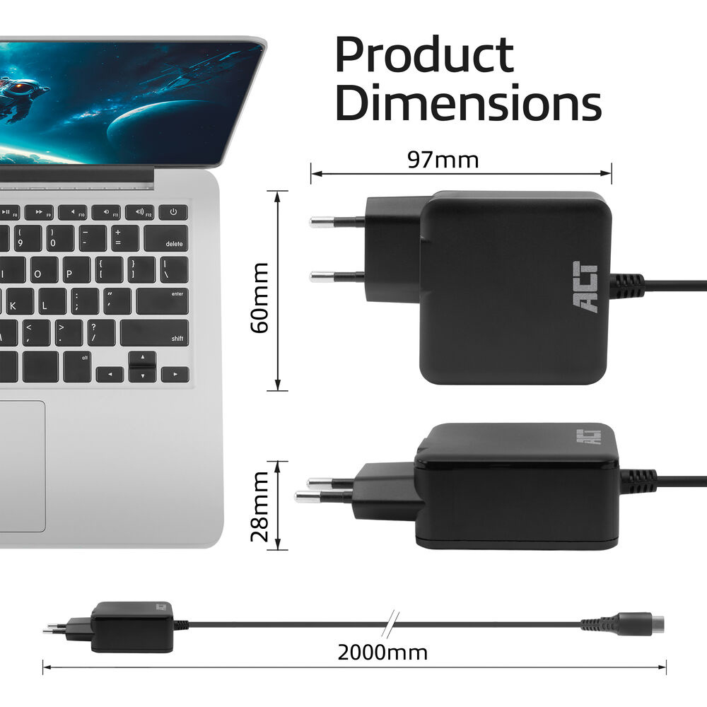 ACT USB-C laptop wall charger – image 6