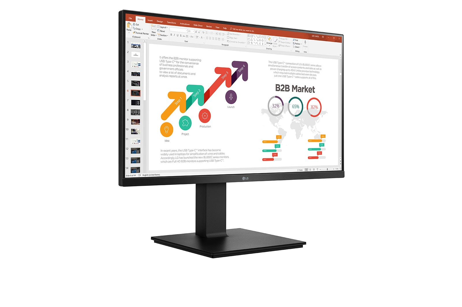 LG 24BP450S-B computer monitor – image 4