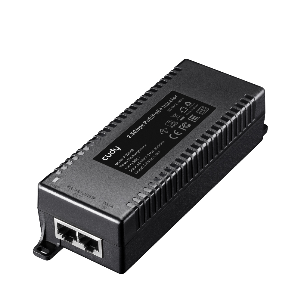 Cudy POE500 PoE adapter 2.5 Gigabit Ethernet, Gigabit Ethernet – image 1
