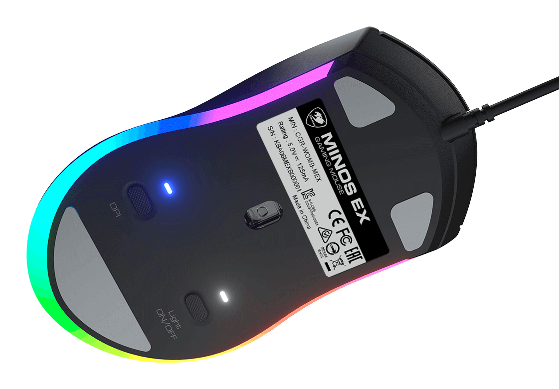 COUGAR Gaming Mouse, MINOS EX, RGB, Wired, Black – image 5