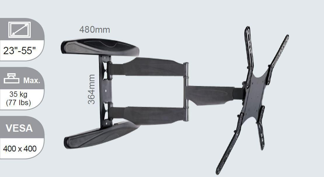 Vivolink VLMW2355A TV mount/stand – image 2