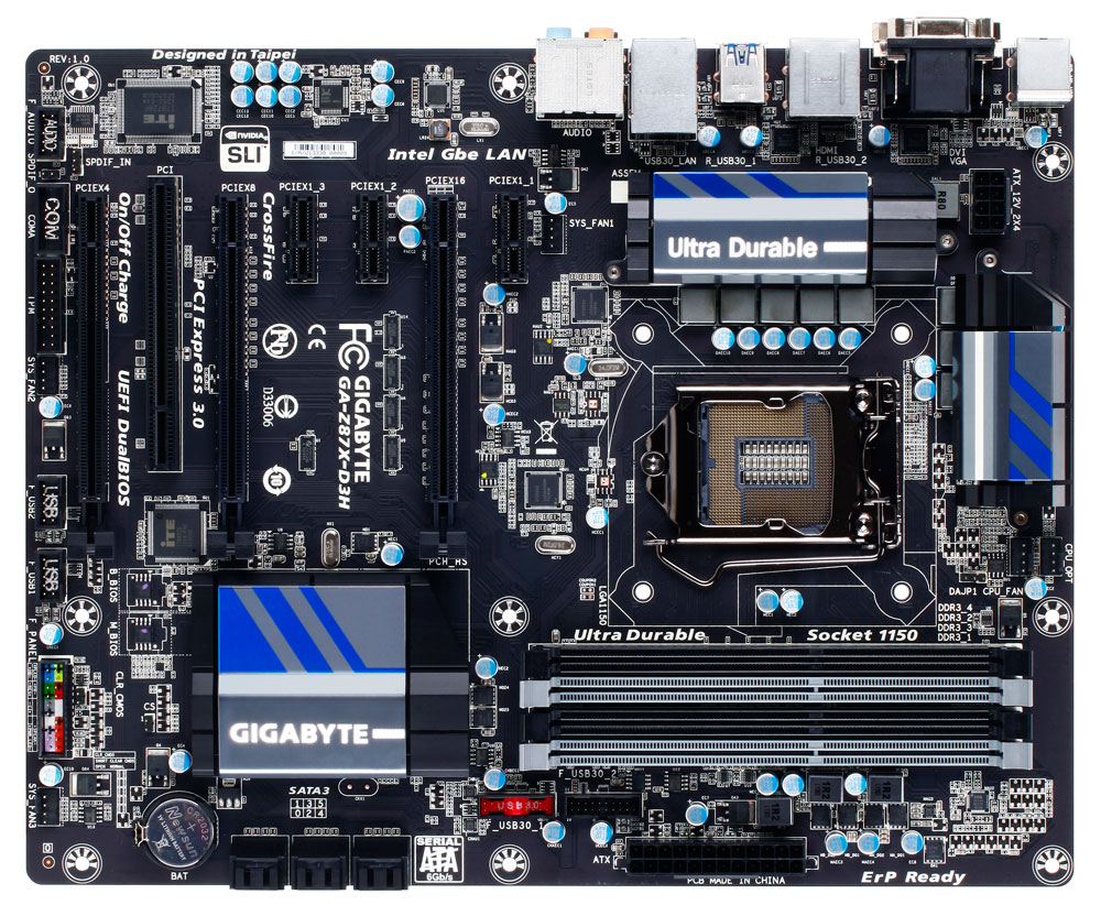 GIGABYTE GA-Z87X-D3H motherboard Intel® Z87 LGA 1150 (Socket H3) ATX – image 2