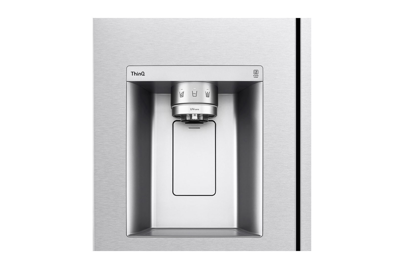 LG VS22JS side-by-side refrigerator Freestanding Stainless steel – image 4