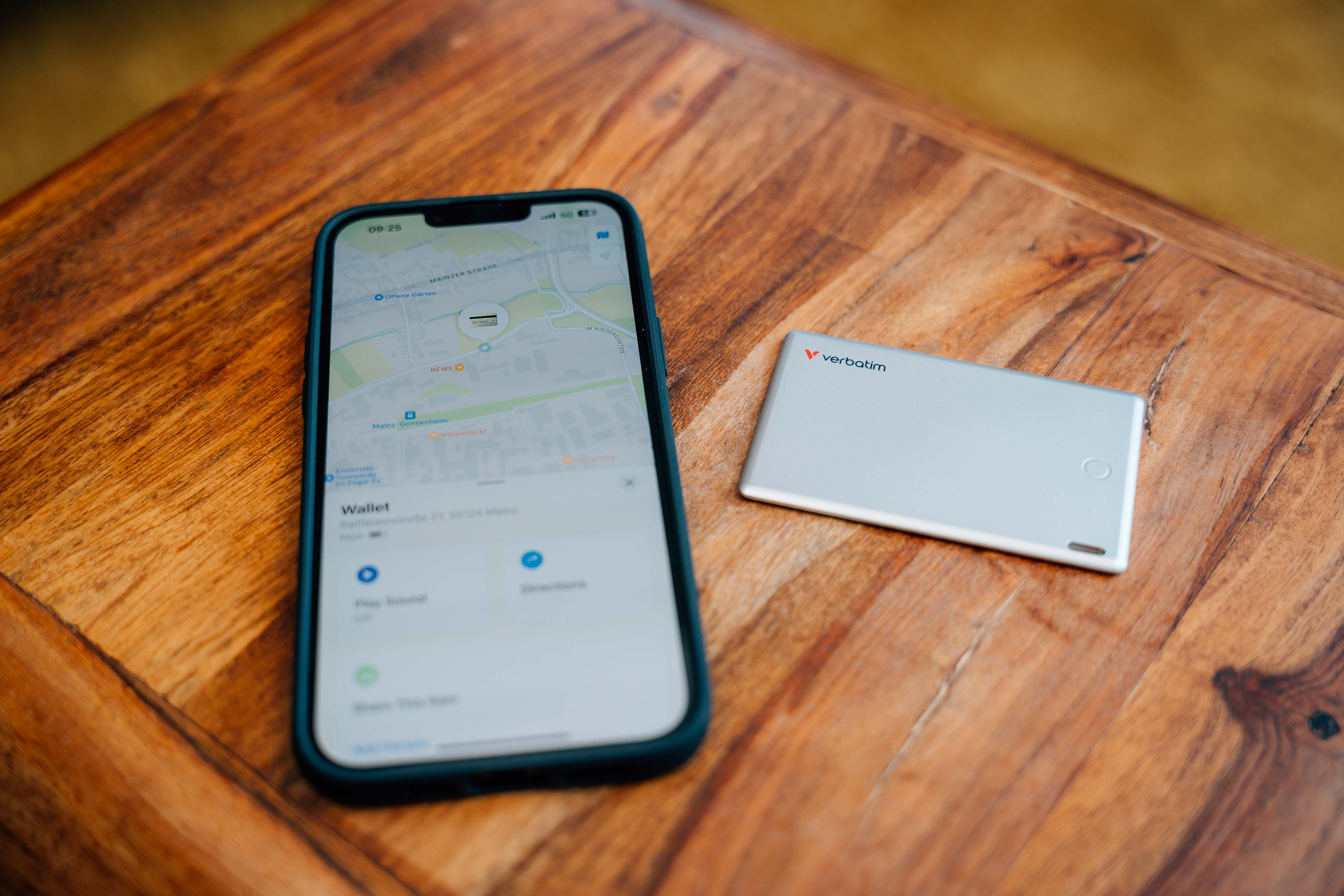 Verbatim My Finder Card Bluetooth Finder 1 pack silver Apple Zubehör