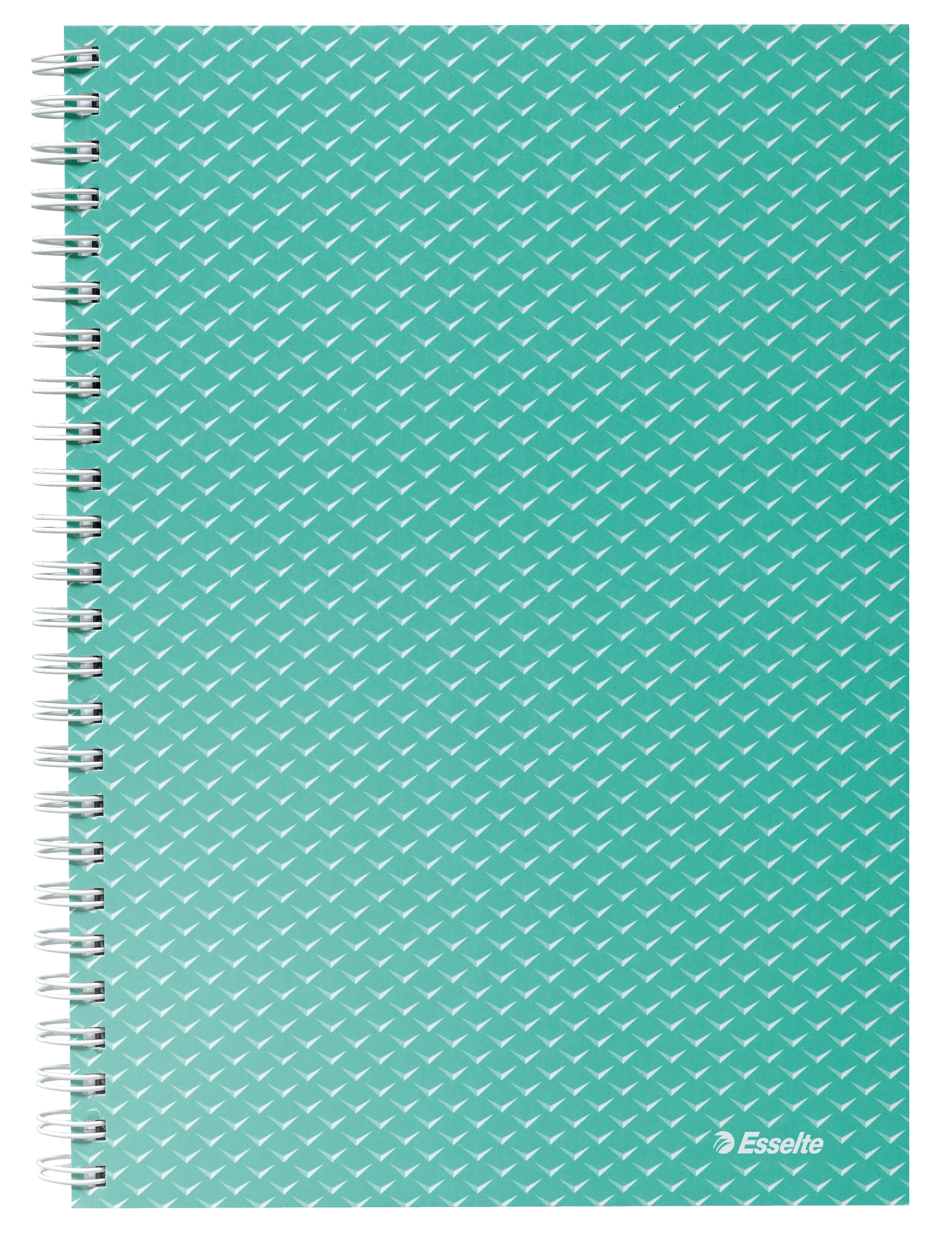 Colour'Breeze A5 Kareli Spiralli Sert Kapak Yeşil Defter