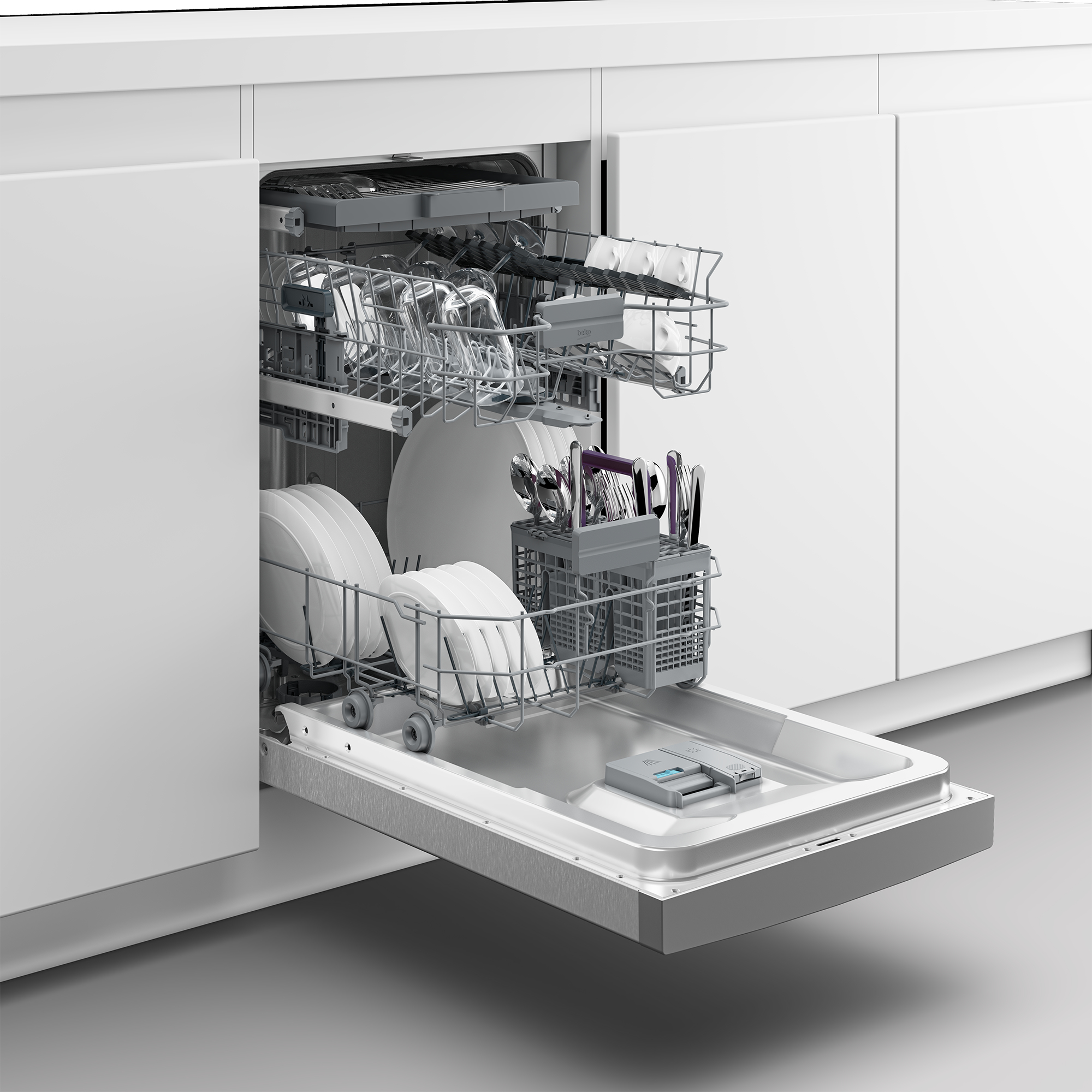 Beko BDUS26120XQ dishwasher Fully built-in 11 place settings – image 3