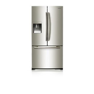 Samsung RF62QEPN side-by-side refrigerator – image 1