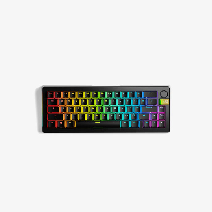 Glorious Gaming GMMK 3 PRO HE 65% Prebuilt Wireless tastiera RF Wireless QWERTY Inglese US Nero