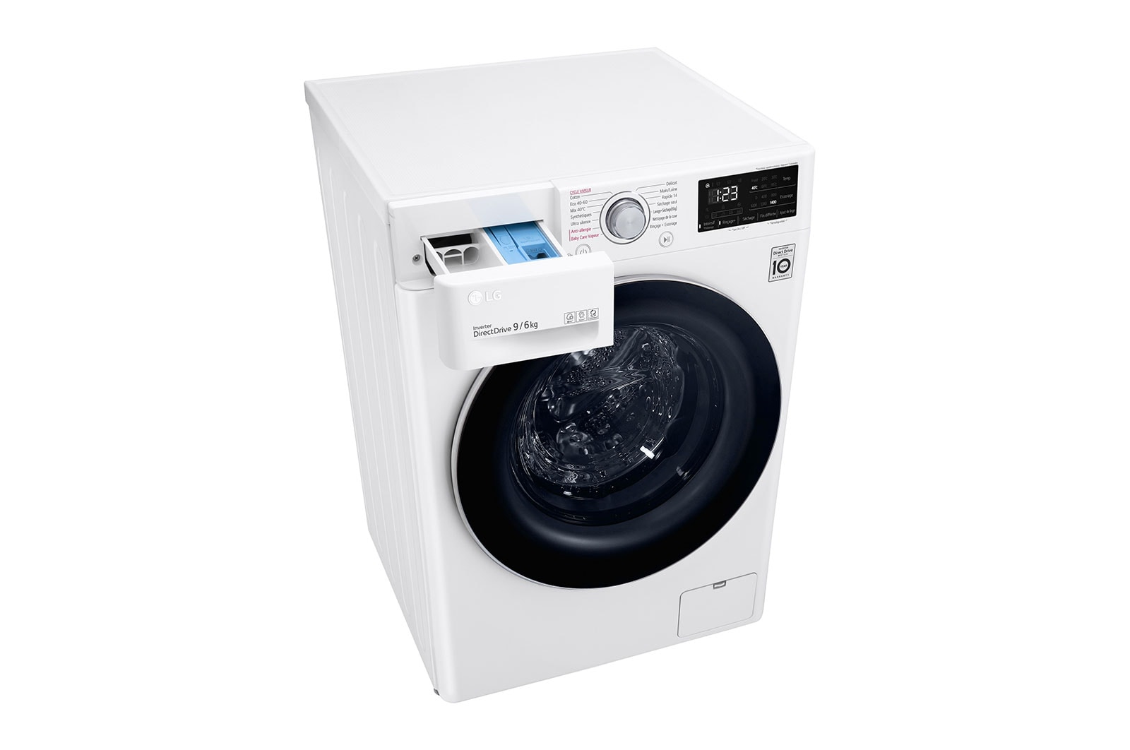 LG F964V31WRS washer dryer Freestanding Front-load White – image 9