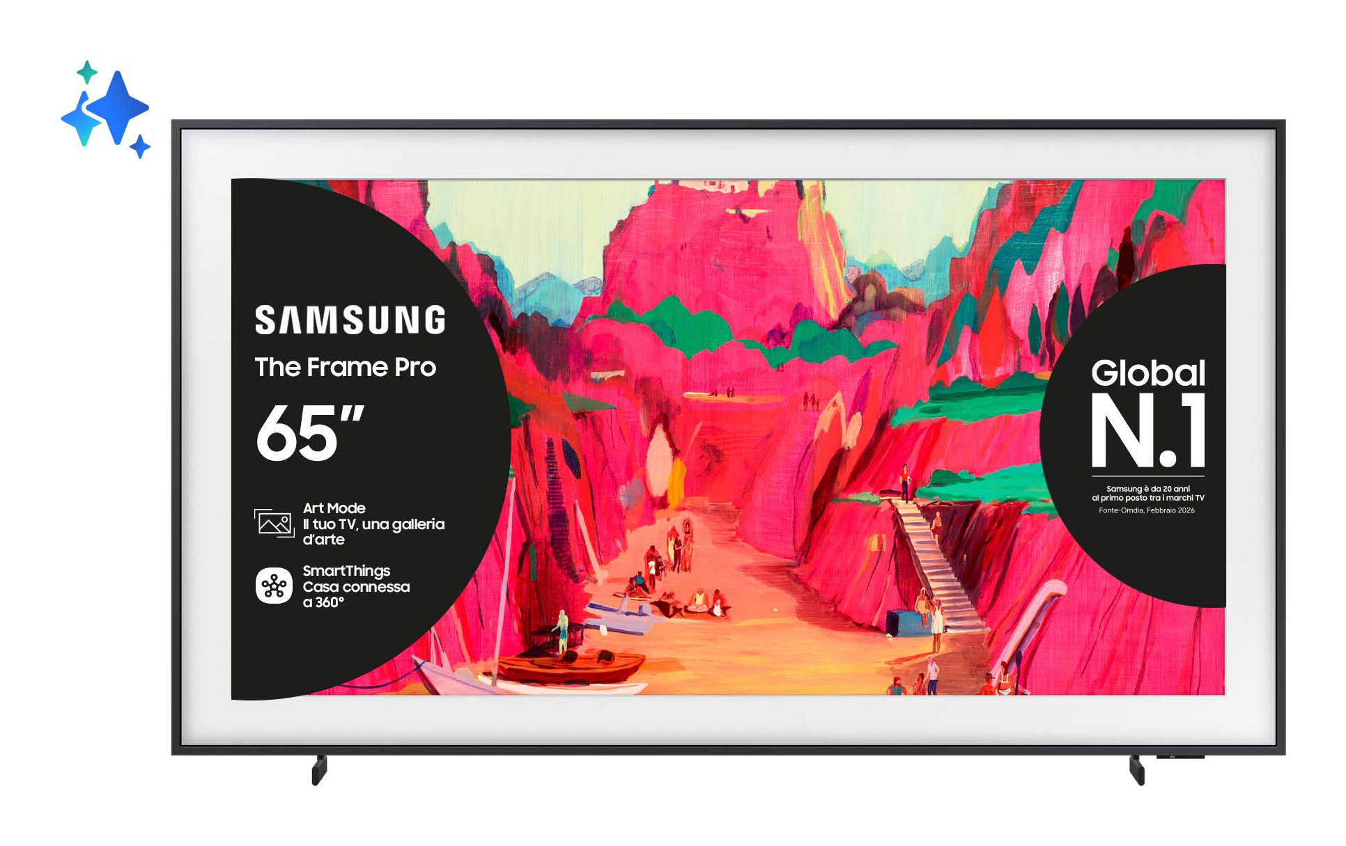 Samsung QE65LS03FWU 165,1 cm (65 ) 4K Ultra HD Smart TV Wifi Noir — photo 1