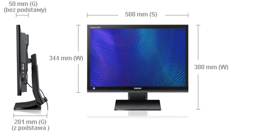 Samsung S22A450SW computer monitor – image 2