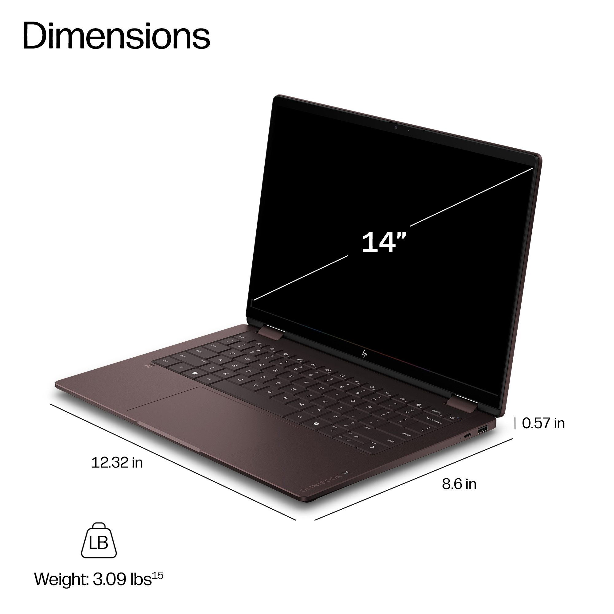 HP DP2P6EA laptop Copilot+ PC AMD Ryzen™ AI 5 – image 7