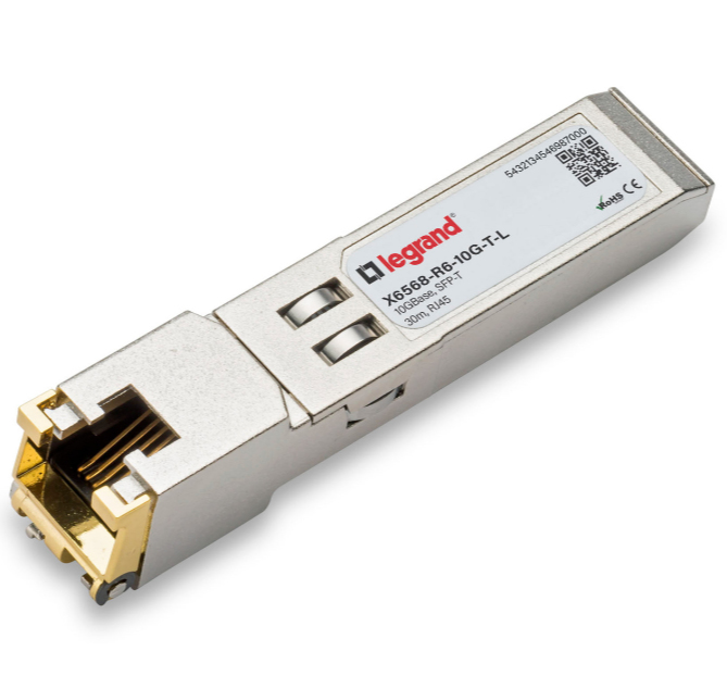 Legrand X6568-R6-10G-T-L network transceiver module Fiber optic SFP+