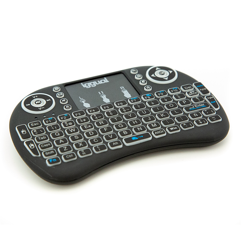 iggual IGG317013 keyboard Universal RF Wireless QWERTY Spanish Black – image 2
