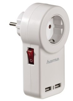Hama 00108864 mobile device charger Digital camcorder, Digital camera, GPS, Mobile phone, MP3, MP4, Netbook, Laptop, PDA, Tablet White AC Indoor