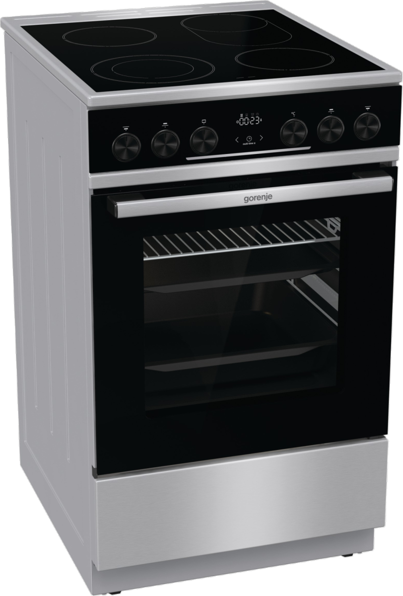 Gorenje 741016 cooker Freestanding cooker Electric Ceramic hob Stainless steel – image 2