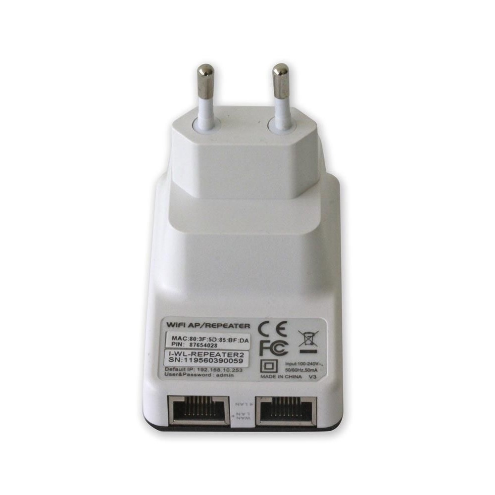 Techly Wall Plug Wireless Router 300N Wall Repeater2 I-WL-REPEATER2 – image 4