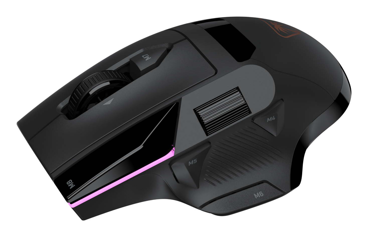Turtle Beach Command Series MC5 Souris de Gaming sans Fil avec capteur Optique Owl Eye 30K DPI, molette de défilement 4D, interrupteurs optiques Titan, éclairage RGB et Batterie 40 Heures