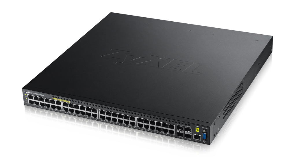 Zyxel XGS3700-48HP Managed L2+ Gigabit Ethernet (10/100/1000) Power over Ethernet (PoE) Blue – image 1