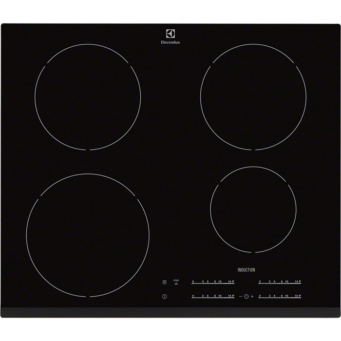 Electrolux EHH46540FK Black Built-in Zone induction hob 4 zone(s)
