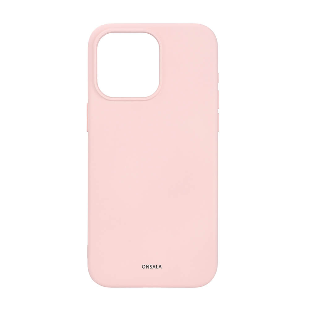 Onsala Phone Case with Silicone Feel MagSeries Chalk Pink - iPhone 15 Pro Max – image 1
