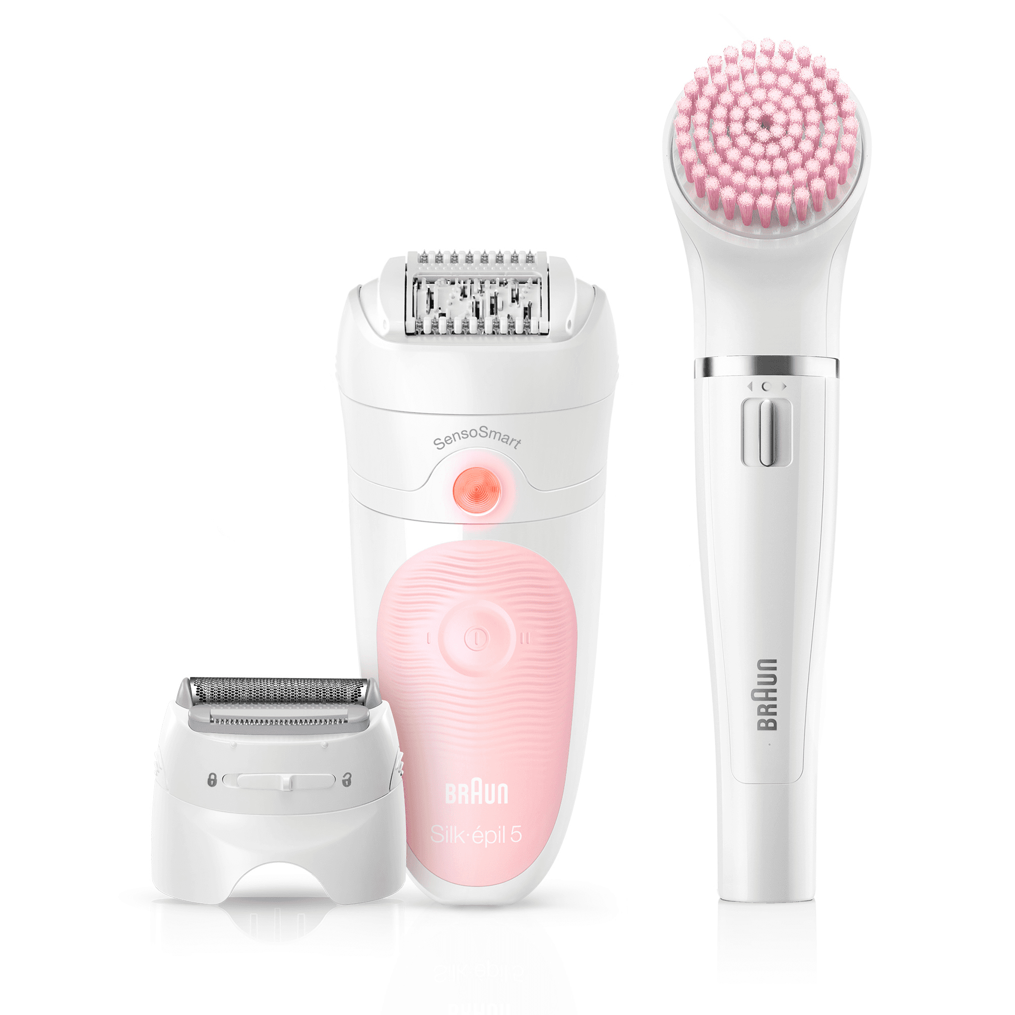 Braun Silk-épil 5 Wet&Dry Silk-épil Beauty Set 5 5-885 Starter 4-in-1 Cordless Wet & Dry Hair Removal - Epilator, Shaver, Trimmer, Face Cleanser – image 2