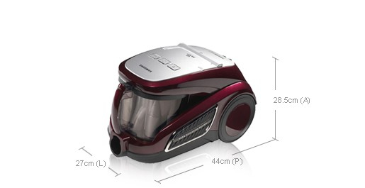 Samsung SC9150 1.5 L Cylinder vacuum Dry 1800 W Bagless – image 5
