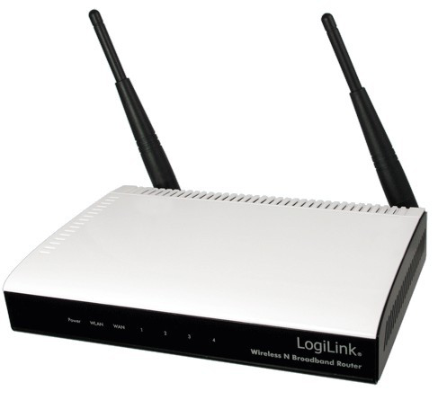 LogiLink WL0028B wireless router Fast Ethernet Black, White – image 2
