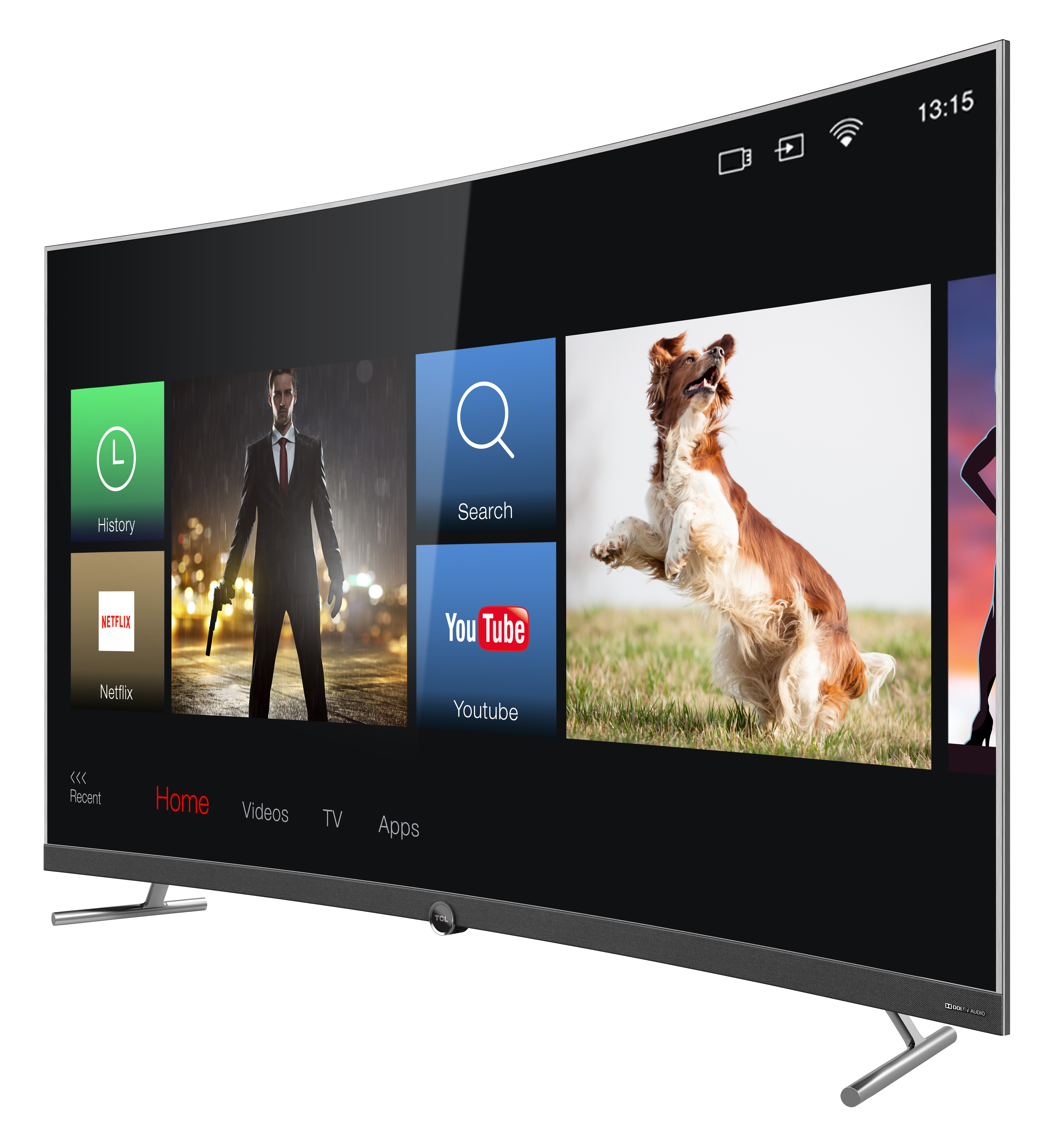 TCL 55DP670 TV 139.7 cm (55") 4K Ultra HD Smart TV Wi-Fi Silver 300 cd/m² – image 4