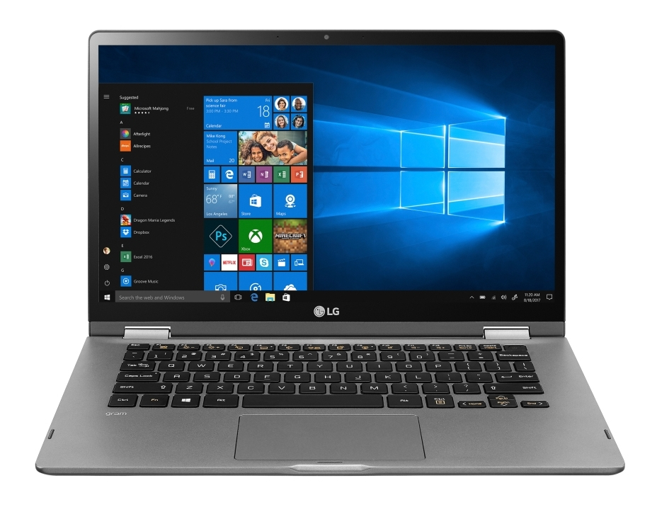 LG Gram 14T990-U.AAS8U1 laptop Intel® Core™ i7 i7-8565U Hybrid (2-in-1)