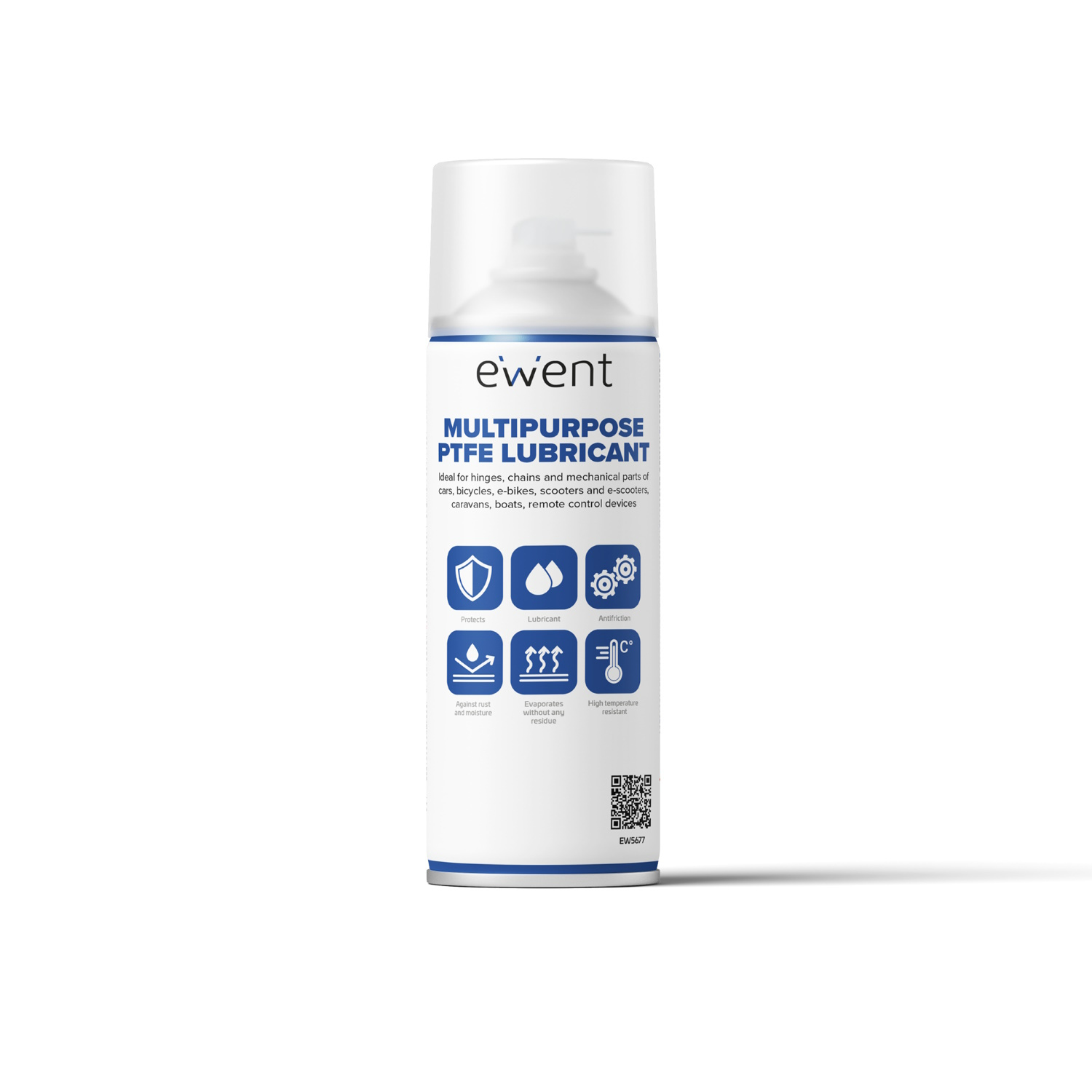 Ewent EW5677 Sürtünme Önleyici Yağlayıcı Sprey, 400ml