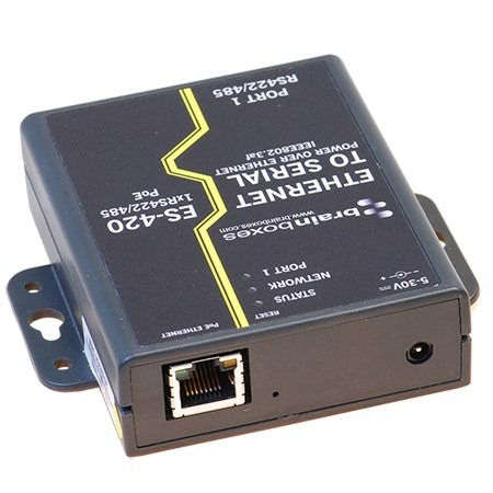 Brainboxes ES-420 1 Port RS422/485 PoE Ethernet to Serial Adapter – image 2