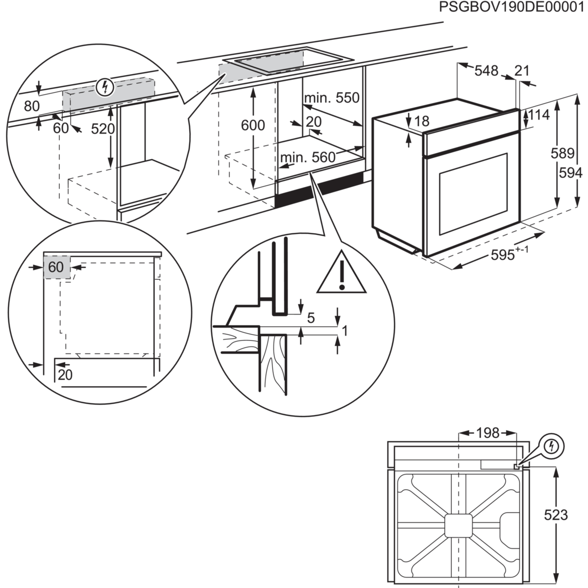 Electrolux LOX8P87WZ oven – image 6