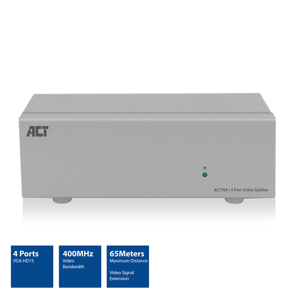 ACT AC7704 VGA splitter 4 ports