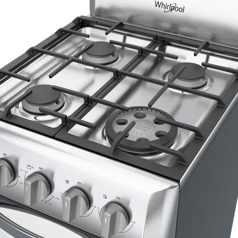 Whirlpool WWR-5000S cooker Freestanding cooker Gas Stainless steel – image 4