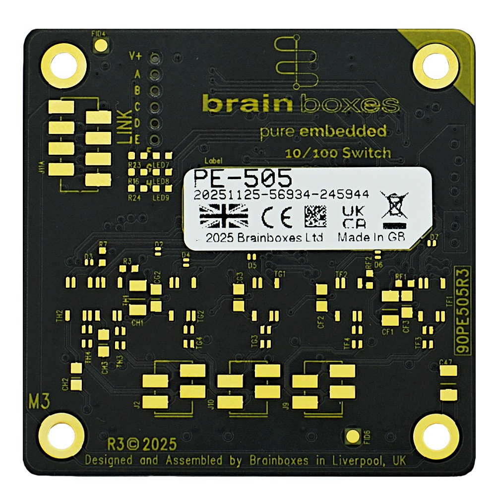Brainboxes Pure Embedded 5 Port 10/100 Ethernet Switch Module – image 8