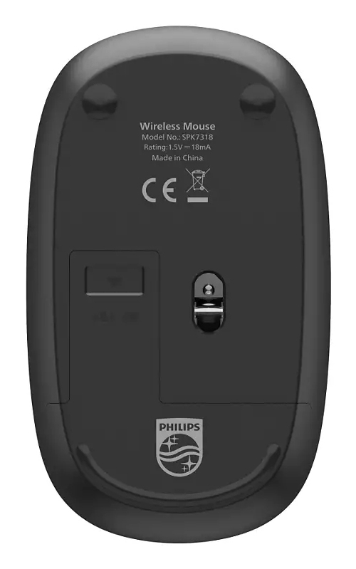 Philips 3000 series SPK7318B/00 mouse Universal Ambidextrous RF Wireless Optical 1600 DPI – image 5