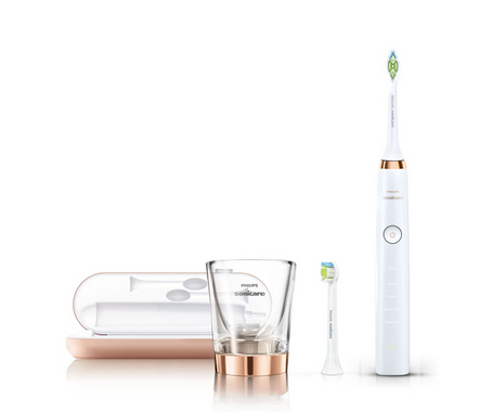 Philips HX9312/04CO electric toothbrush Adult Sonic toothbrush Pink gold, White – image 3