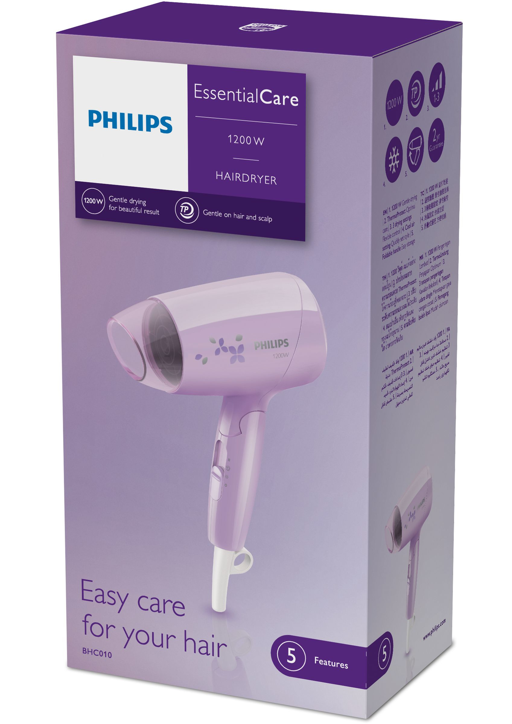 Philips Essential Care BHC010/70 hair dryer – image 2
