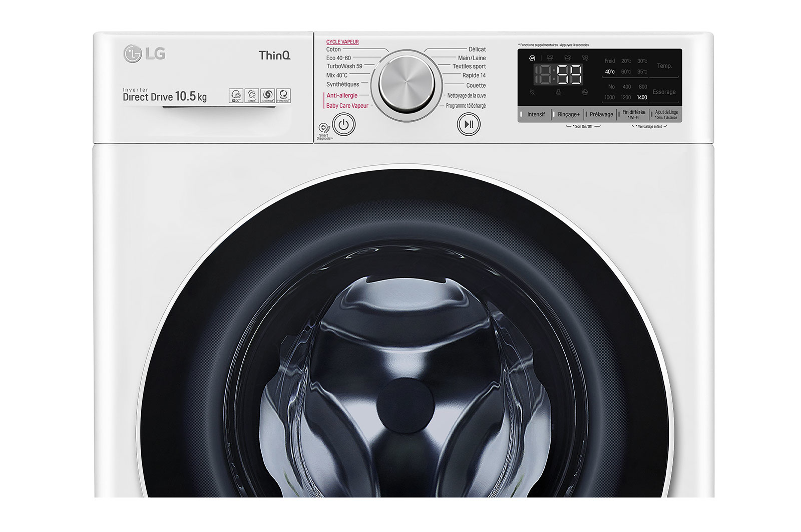 LG F14V50WHS washing machine Front-load – image 4