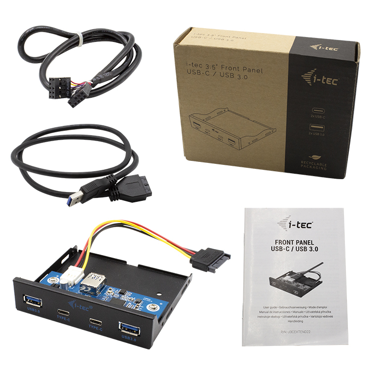 i-tec USB-C / USB 3.0 Internal Front panel – image 3