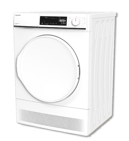 Sharp KD-NCB7S7PW9 tumble dryer Freestanding Front-load – image 1