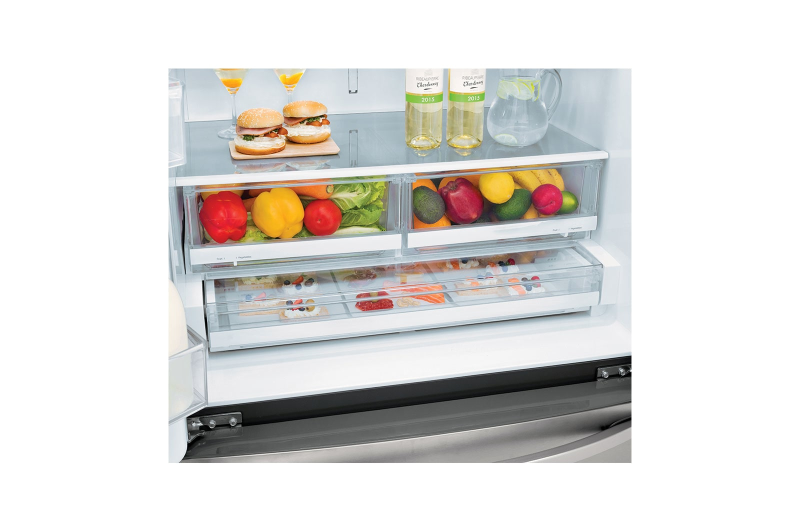 LG GML8031ST side-by-side refrigerator Freestanding – image 4