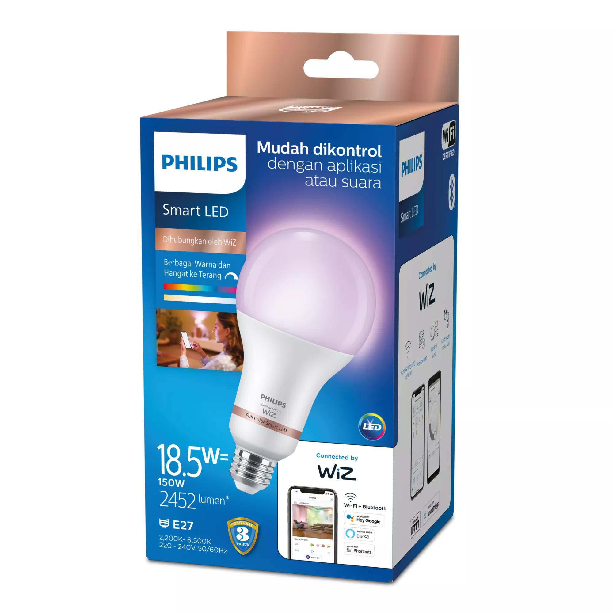 Philips by Signify Philips 8719514451872 smart lighting Smart bulb Wi-Fi/Bluetooth – image 2